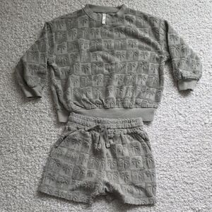 Rylee + Cru Gray Kids Matching Set